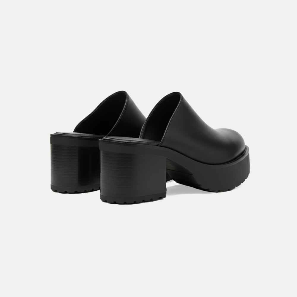 Super Flea Market+Filippa K.+Black chunky clogs+Stefanie Giesinger1
